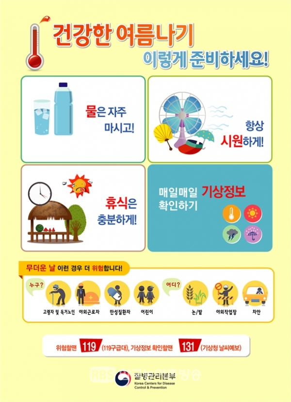 광주시, 건강한 여름나기 포스터 (제공=광주광역시청)
