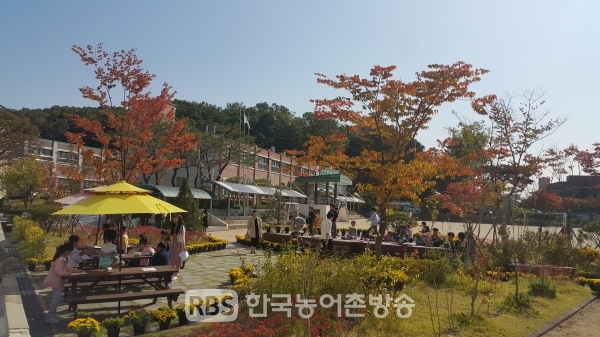 활용/사후관리 분야에서 우수상을 수상한 경기도 파주시 '검산초등학교' (사진=산림청)