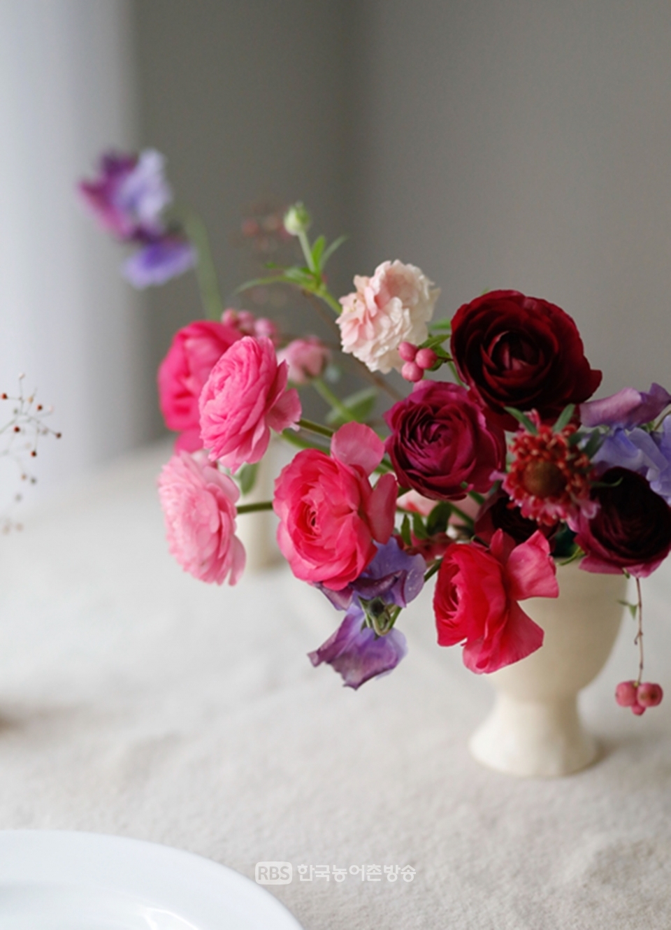 신부용 부케와 선물용 꽃다발에 많이 쓰이는 "라넌큘러스"(사진=aT)