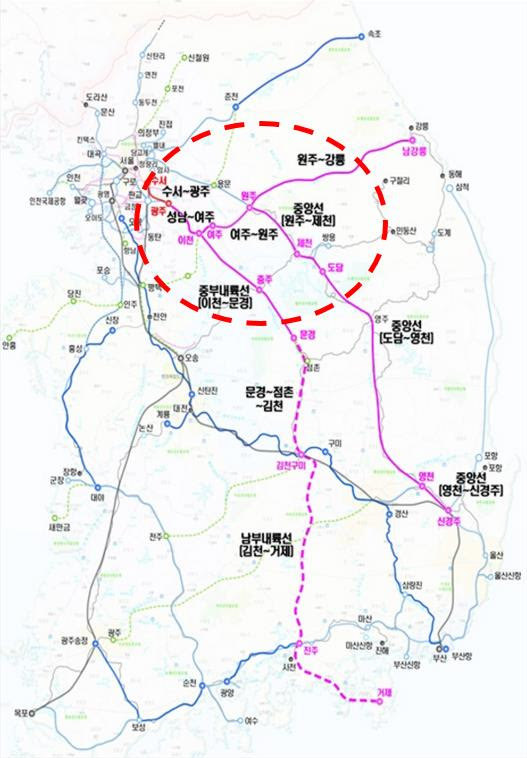 4차 국가철도망계획, 한국농어촌뉴스DB