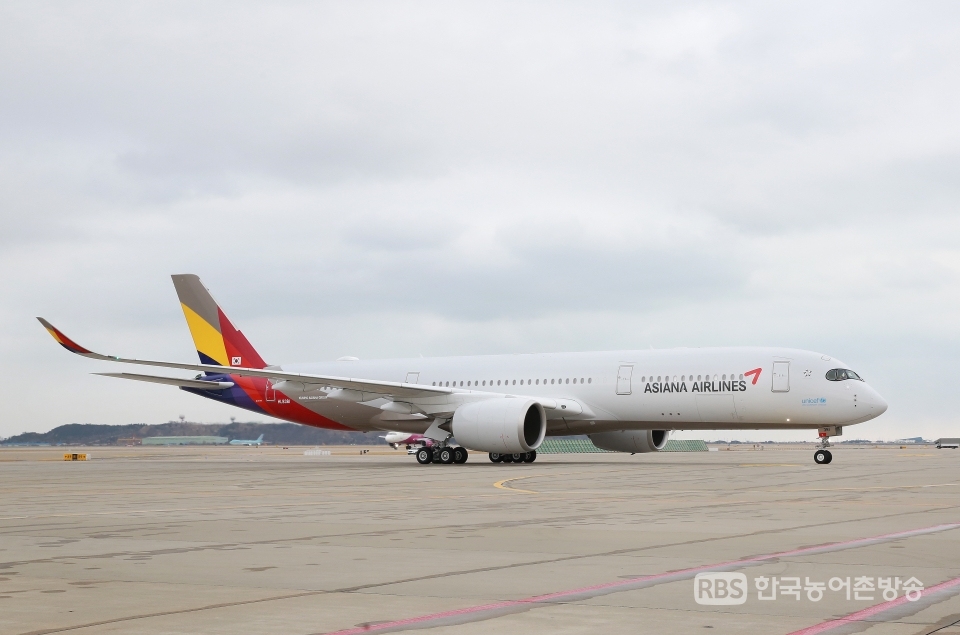 아시아나항공의 주력기 A350. 사진=아시아나항공