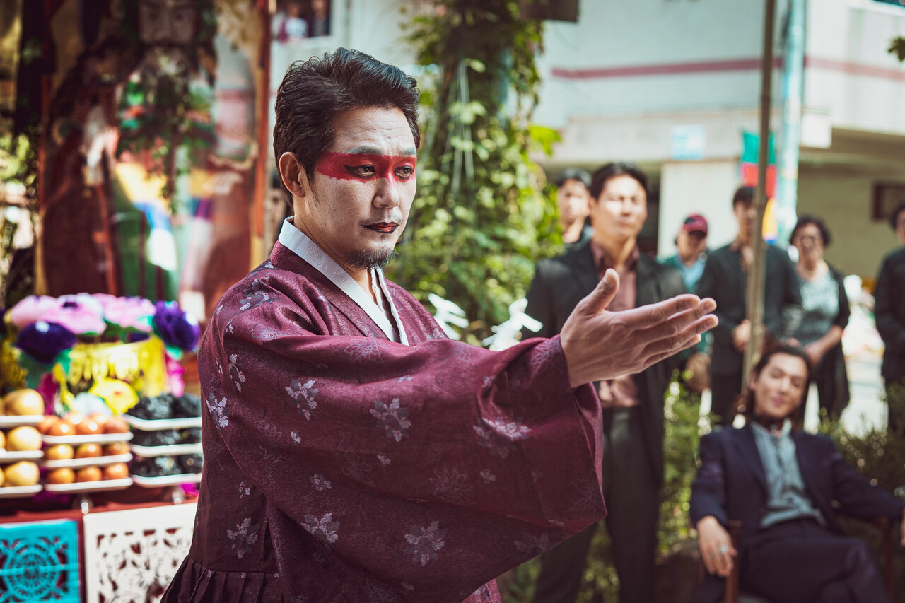 영화 '대무가' 스틸컷 속 배우 박성웅 [(주)케이티알파]