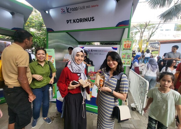 ‘인도네시아 K-푸드 페어’ B2C 소비자체험 홍보 현장