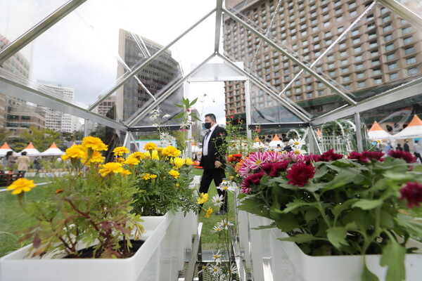 지난해 10월 7일 서울 중구 서울광장에서는 '2022 서울도시농업박람회'가 열렸다. [뉴스1]