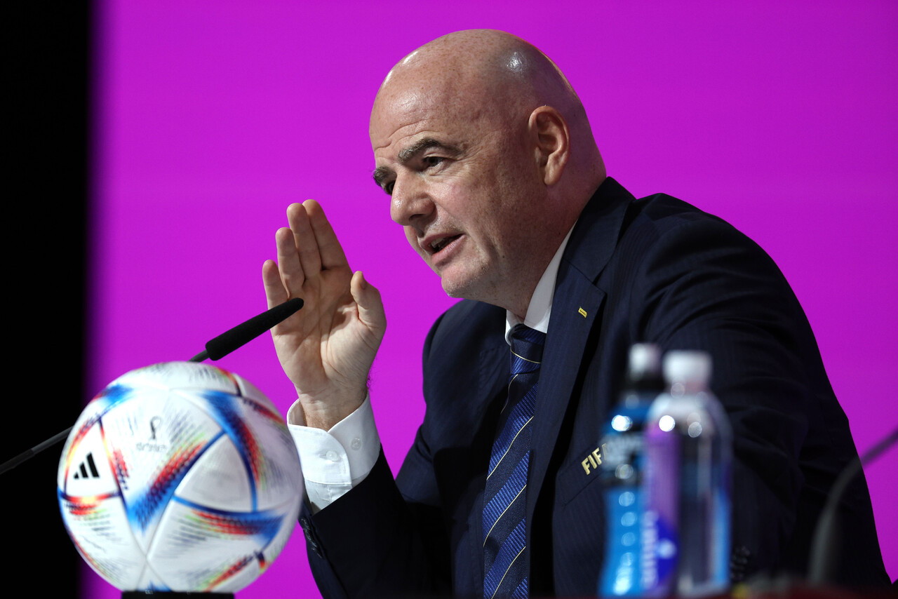 지아니 인판티노 국제축구연맹(FIFA)회장 [뉴스1]