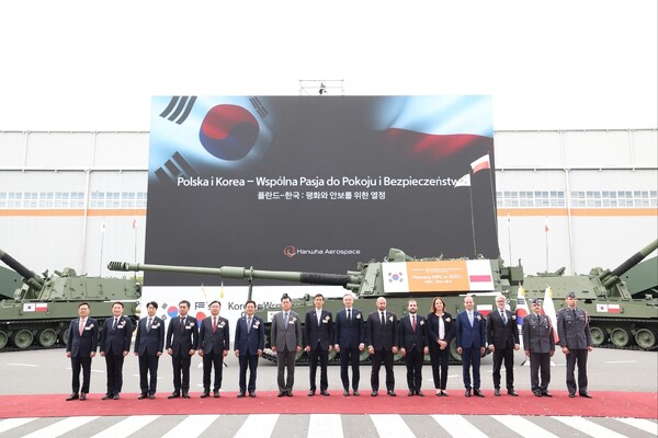 폴란드 대통령 경남 창원 한화에어로스페이스 방문 사진 (사진제공=경상남도)