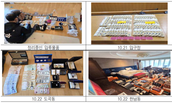 압류 물품. [사진=서울시]